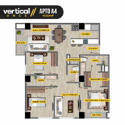 Apartamento en Construcción en Venta Zona 11