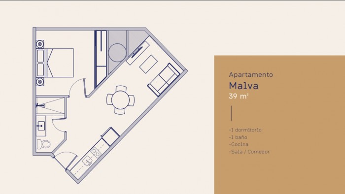 Apartamento en construcción en la zona 4 en Venta 