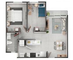 Apartamento en venta en la zona 2 San Angel 