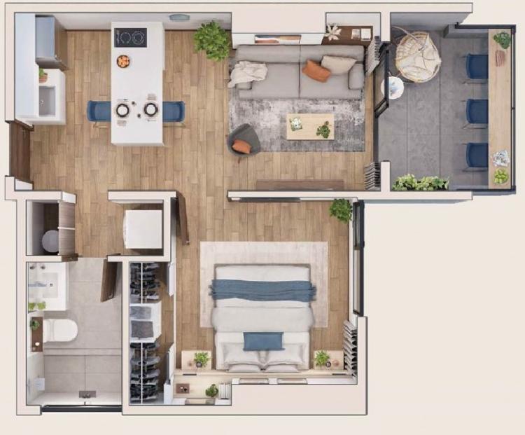 Apartamento en Pre-Venta Inara Cuatro Modelo ALBAHACA