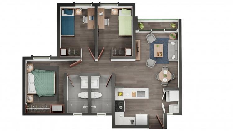 Apartamento en Venta en Zona 7 Guatemala, Parque Mateo