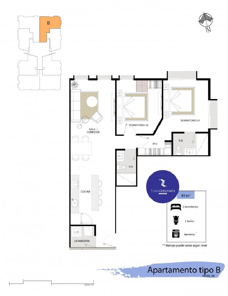 Apartamento en Venta Zona 14 La Villa Ciudad