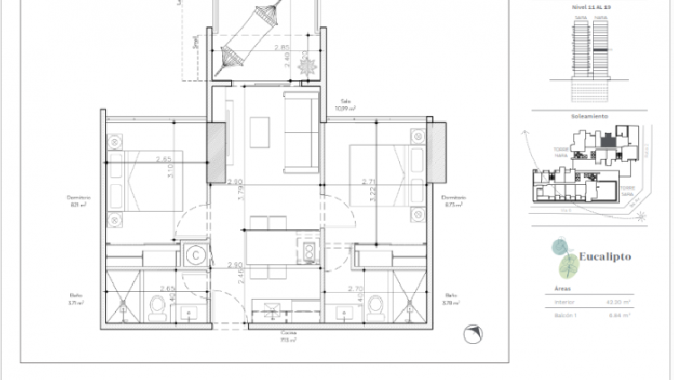 EN VENTA Apartamentos en planos en zona 4