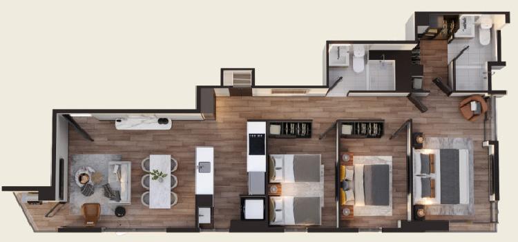 Apartamento en Renta en Zona 13 Ciudad de Guatemala