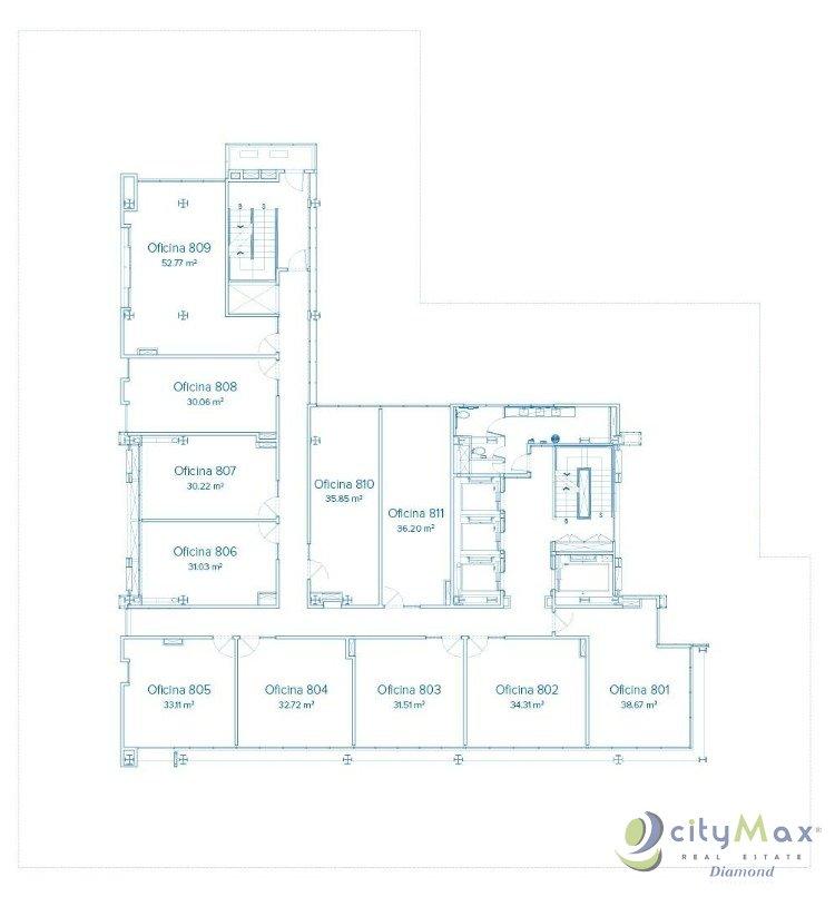 Centrica Oficina en Venta en Zona 9 en construcción