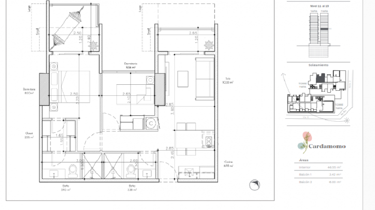 EN VENTA Apartamentos en planos en zona 4