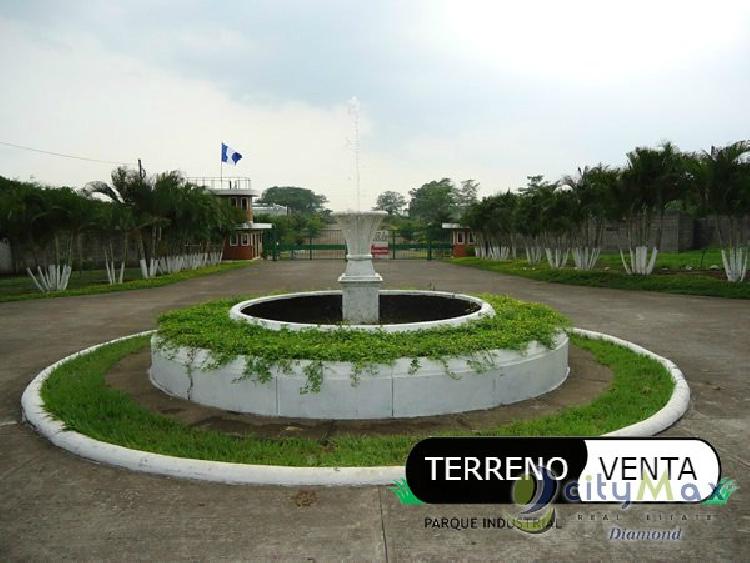 En venta Terrenos para uso industrial en Escuintla