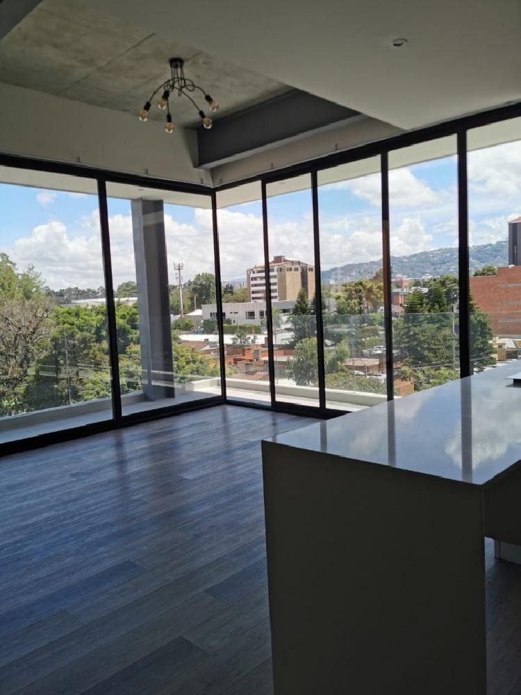 Apartamento en renta en zona 14 Nuevo para estrenar