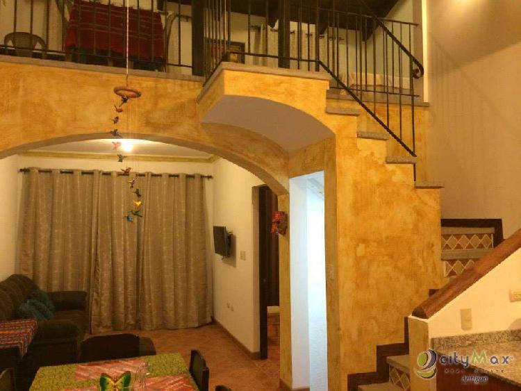 ¡Renta de Apartamento completamente amueblado, Antigua!