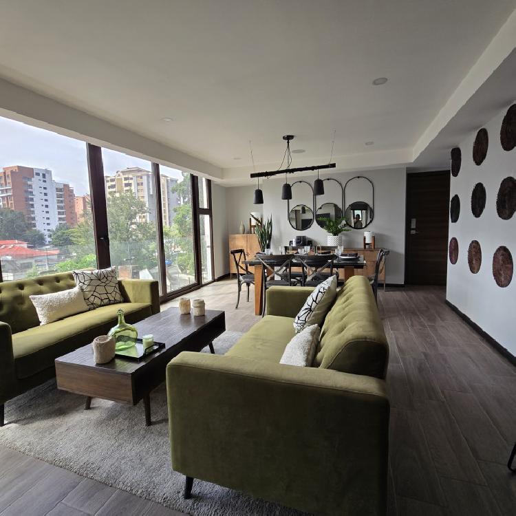 APARTAMENTO CON JARDIN EN VENTA ZONA 10 GUATEMALA