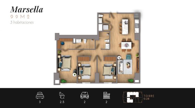 Apartamento en PRE-VENTA Zona 10 Proceres