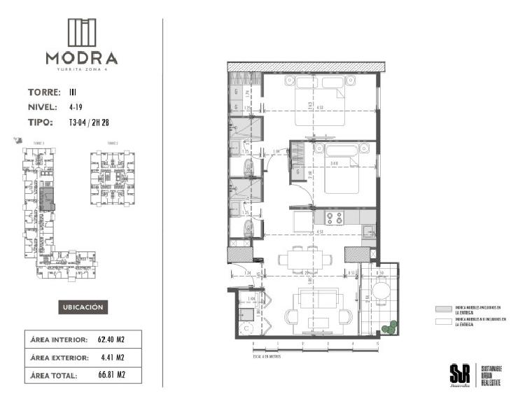 Apartamento  en Venta Zona 4 Cuatro Grados