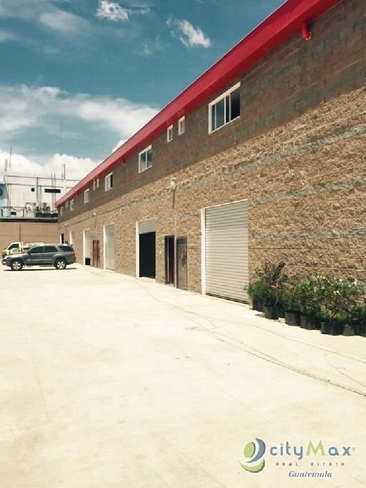 Alquilo Ofi-Bodega con 200.00m2 en Zona 12 en complejo