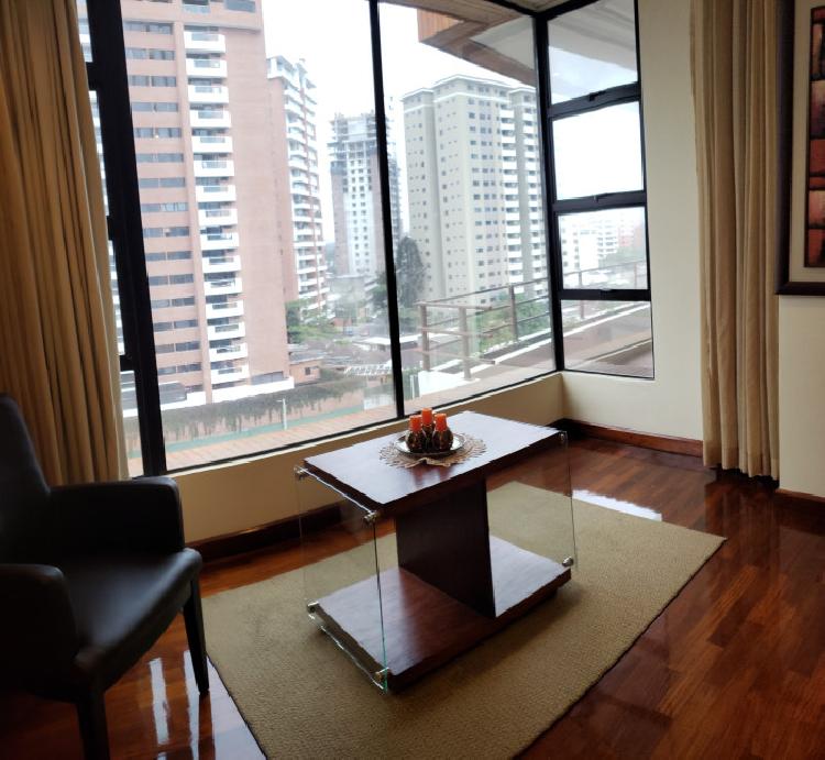 Apartamento en Renta o Venta en zona 14 Amueblado