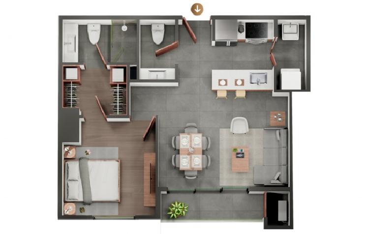 Apartamento en Venta en La Zona 14 