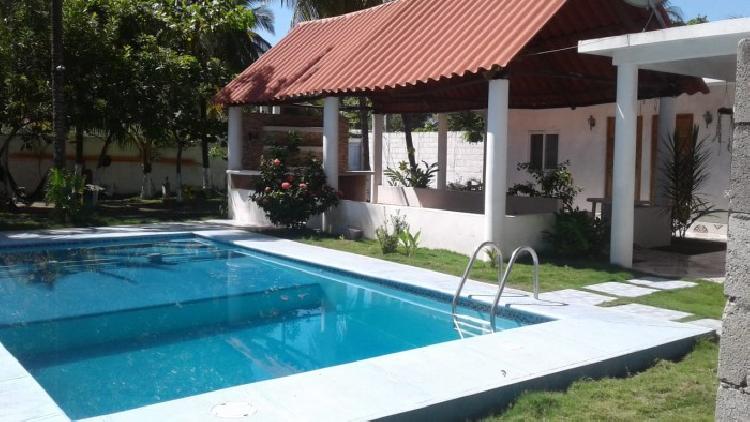 CASA FRENTE A LA PLAYA RAMA BLANCA SIPACATE ESCUINTLA