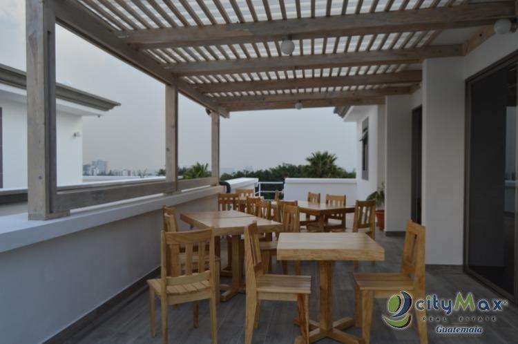 Apartamento en alquiler con terraza en zona 16