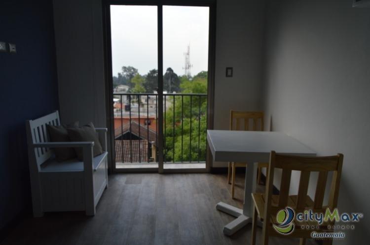 Apartamento en alquiler con terraza en zona 16